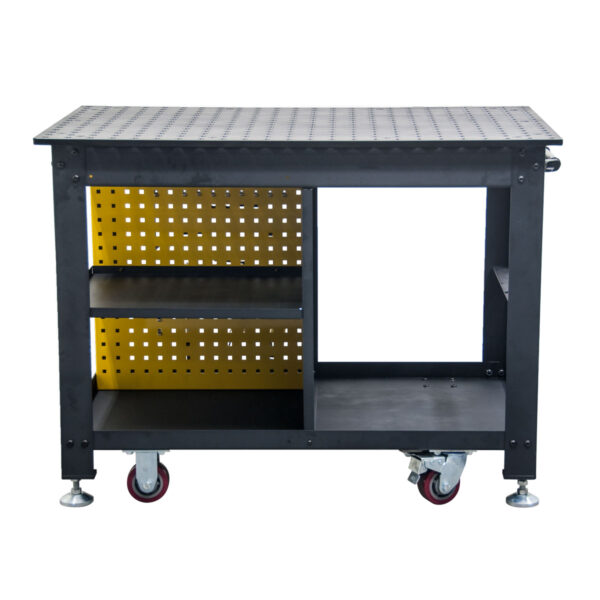 Back View of Rhino Cart Mobile fixturing welding table