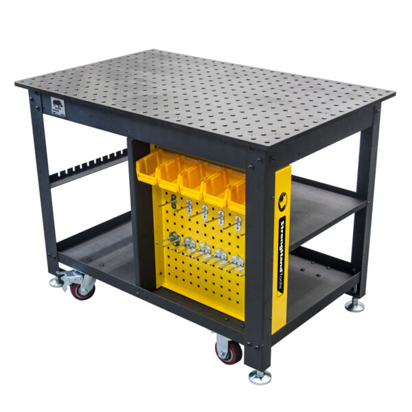 Side View of Rhino Cart Mobile fixturing welding table