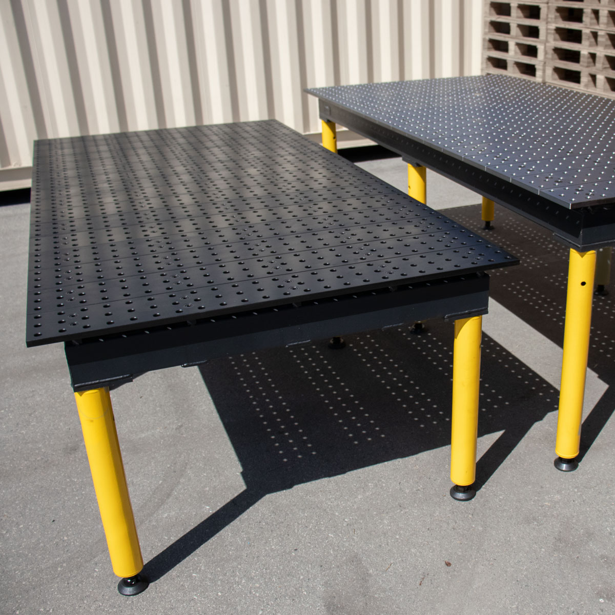 nitrided and standard max tables side by side
