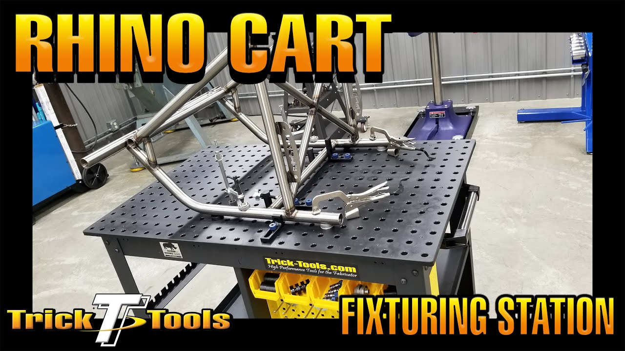 Rhino Cart Fixturing Table video thumbnail from Trick-Tools